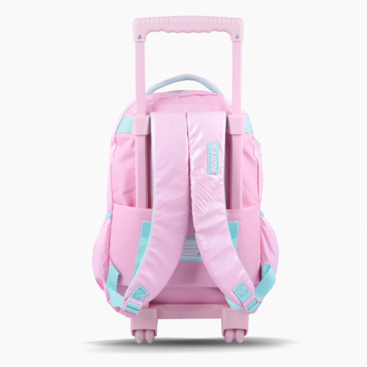 Mochila Escolar Footy 2026 Capibara Rosa con Carro 18" Art.F26361